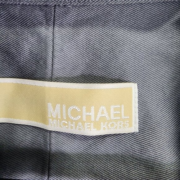 Mens Gray Michael Kors Dress Shirt Long Sleeve Button-Down Size 18 34/35 - Picture 5 of 11